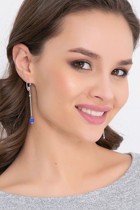 EARRINGS PANKIA (BLUE)