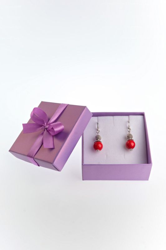 SARIA EARRINGS (RED)