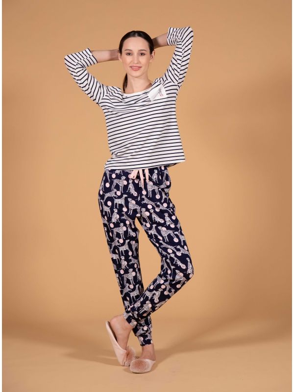 Women's pajamas (long sleeves+pants)