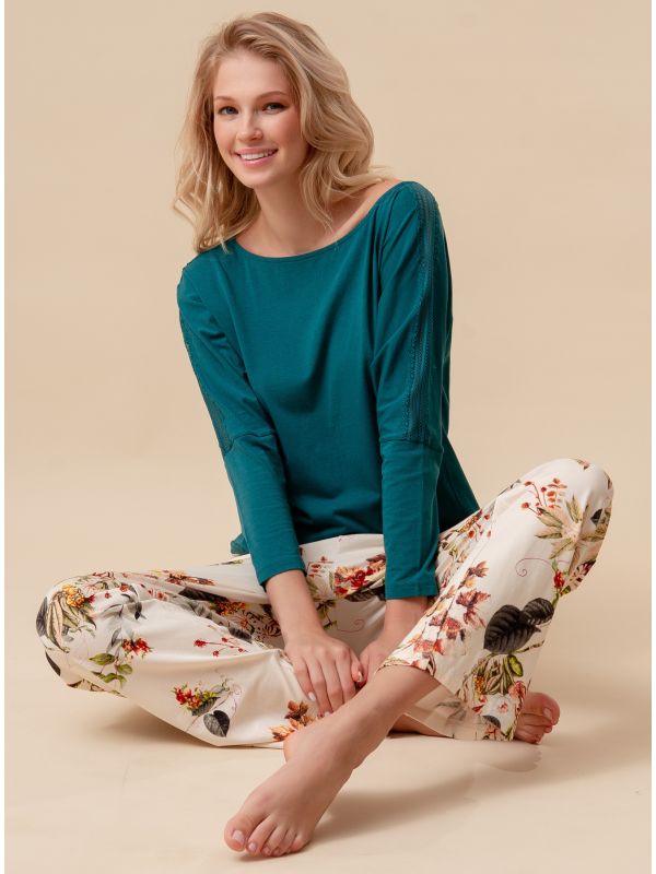 Women's pajamas (long sleeves+pants)