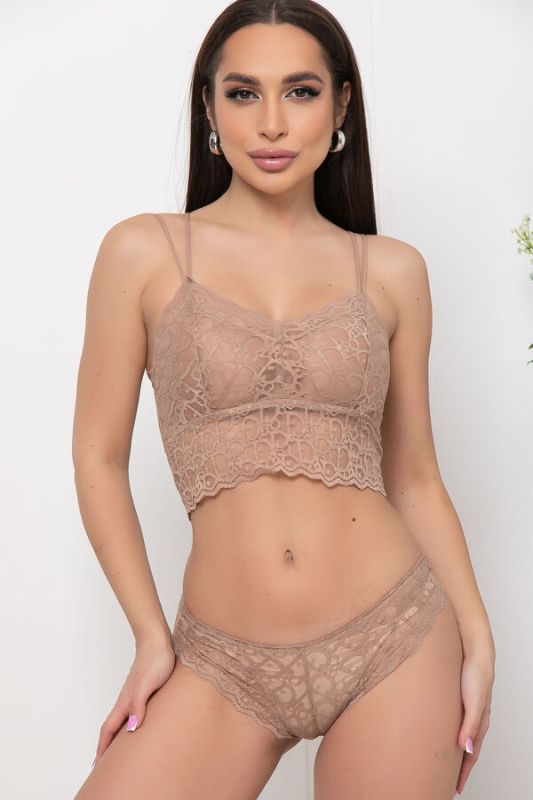 Lace set (cappuccino) KKT16