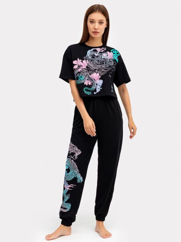 WOMEN'S SET (T-SHIRT, TROUSERS) 592432