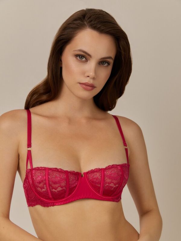 Bra with a soft cup for women. Kaprisia