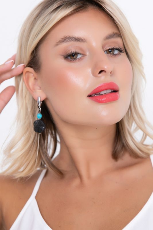 COSMO EARRINGS (TURQUOISE)