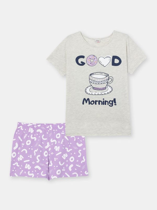 Women's set (T-shirt, shorts)