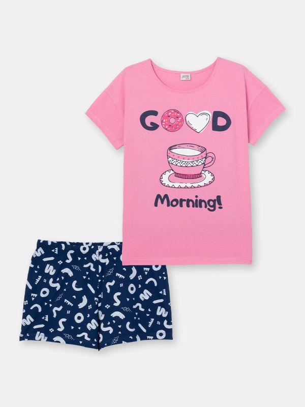 Women's set (T-shirt, shorts)