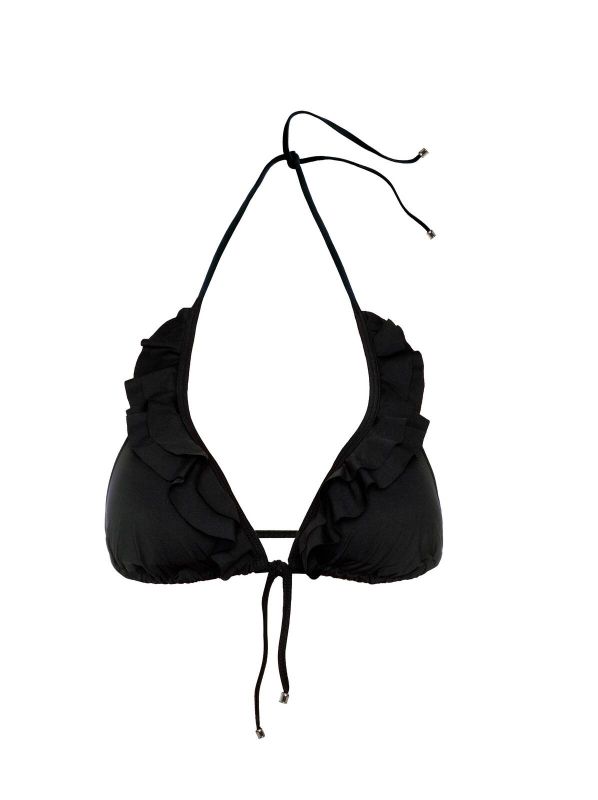 Women's swimming bra CONTE Bikini soft triangles with ruffle EVA