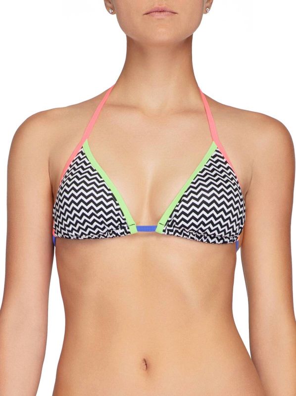 Women's swimming bra CONTE Bikini soft triangles with "PUSH UP" liner EMMA