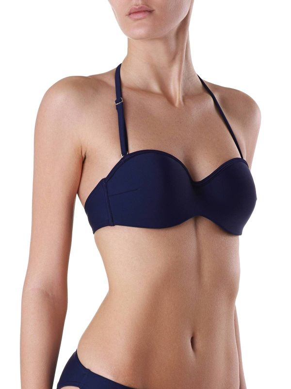 Women's swimming bra CONTE Balconette bra with push-up effect ANTIQUA