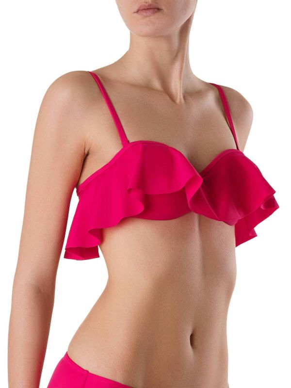 Women's swimming bra ESLI Balconette bodice with flounces MILLY