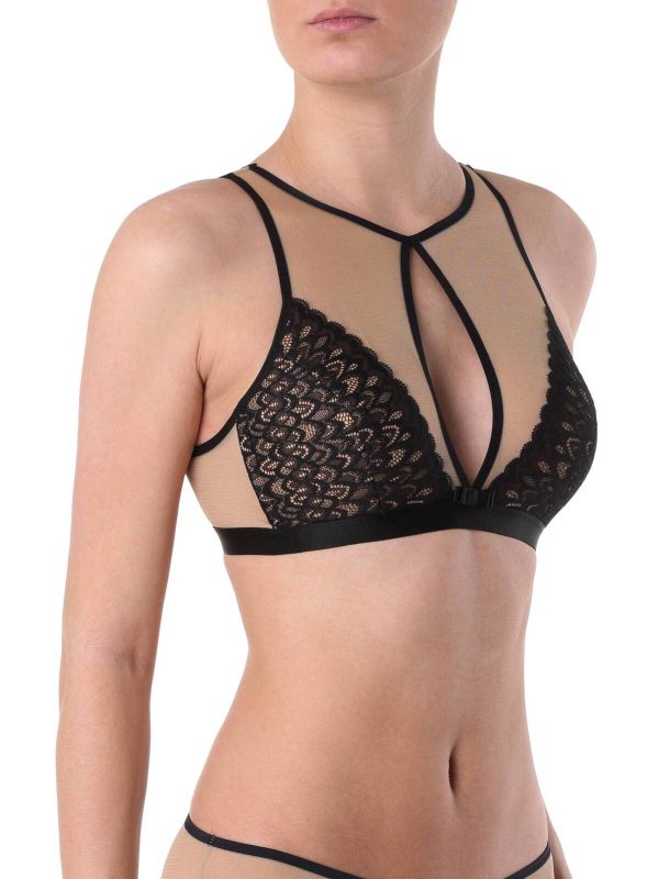 Women's bustier CONTE Bralette made of light lace and mesh Venus TA0004