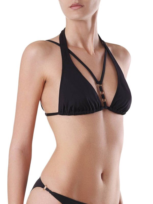 Women's swimming bra CONTE Halter top with triangular cups BORA-BORA